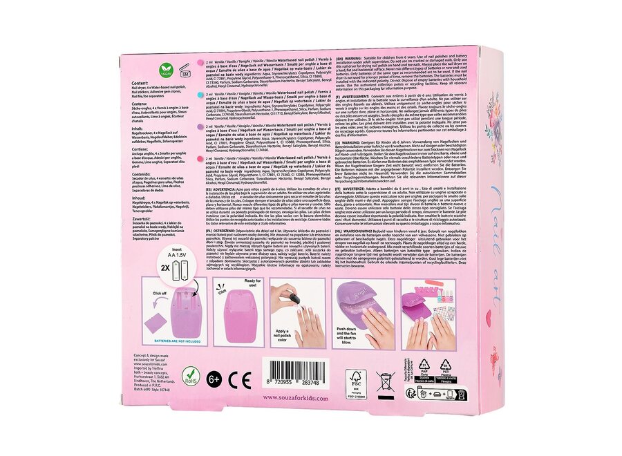 Nageldroger + nagellak set