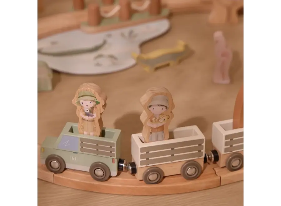 Houten treinset ­ Safari Friends FSC