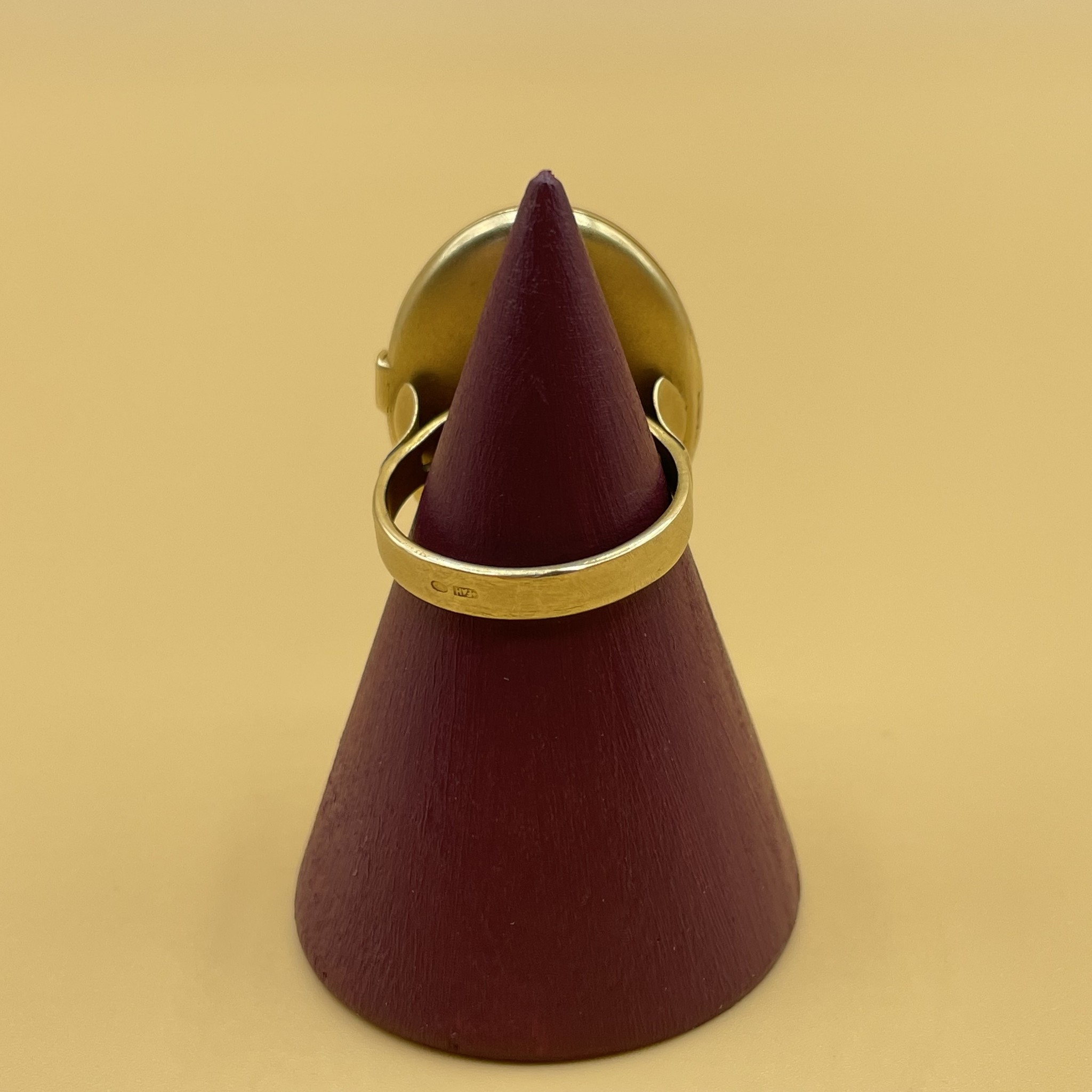 Medallion ring roosdiamant