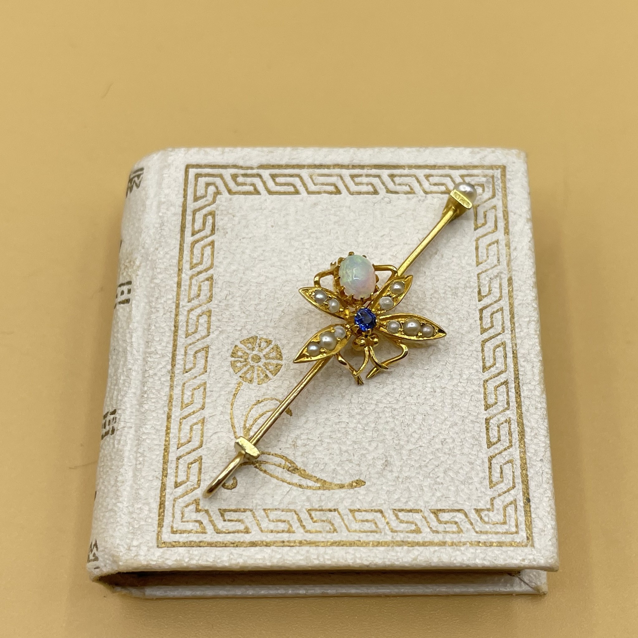 Saffier opaal parel insect