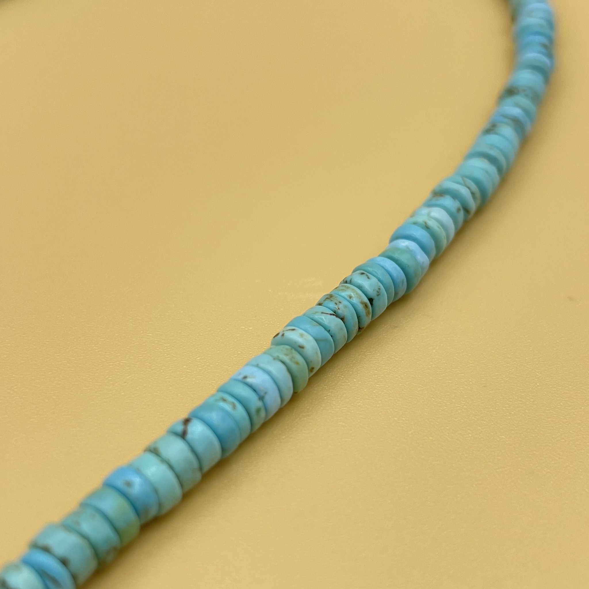 Turquoise parel ketting