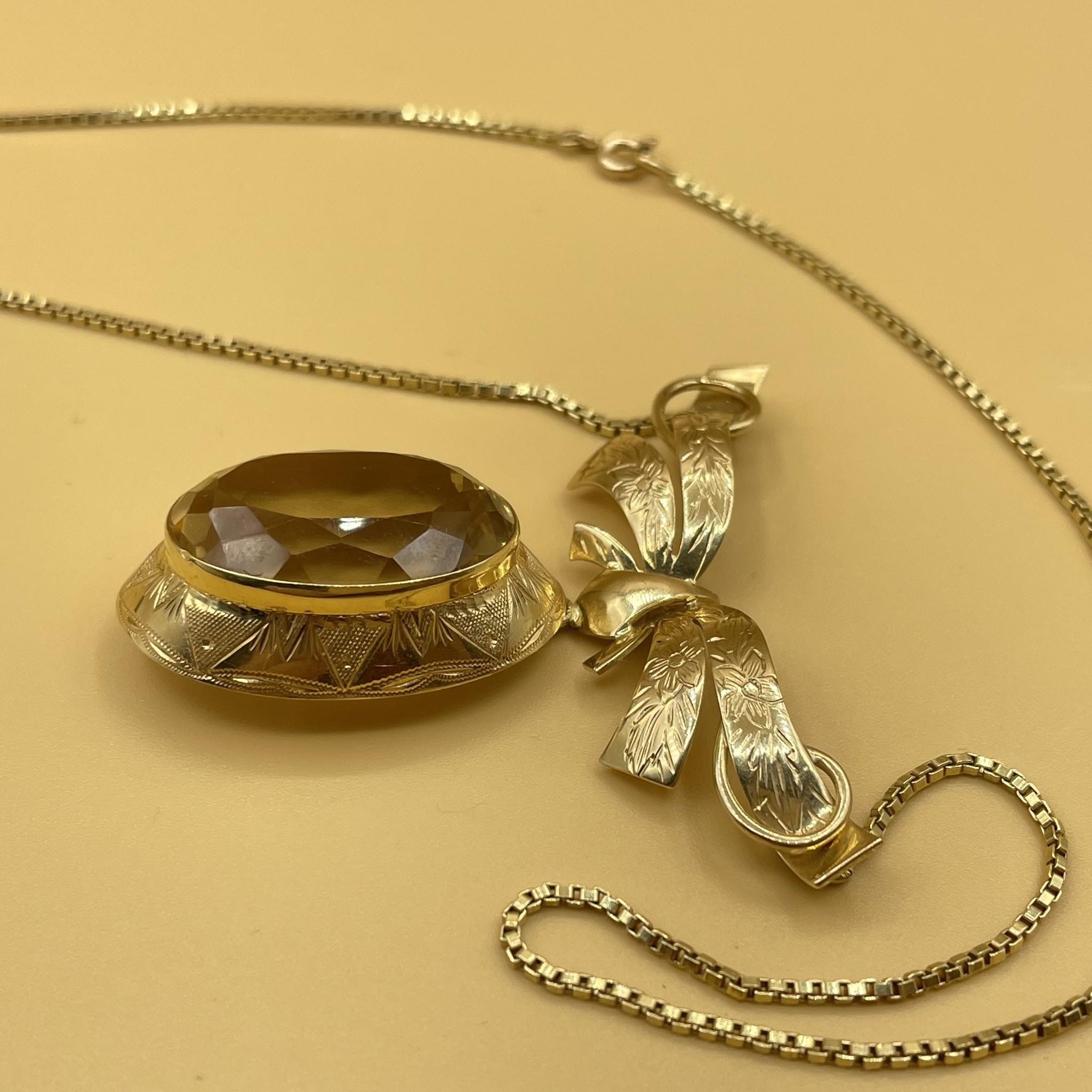 Citrine ketting