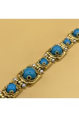Turquoise parel armband