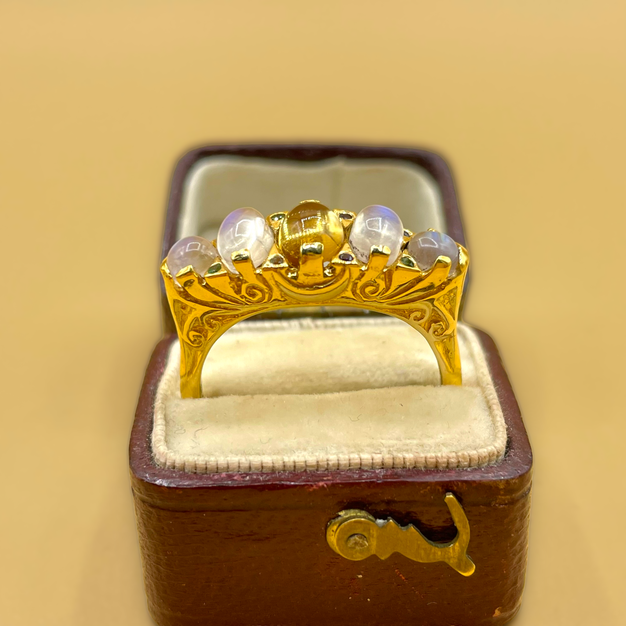 Day and night Maansteen Opaal Citrine