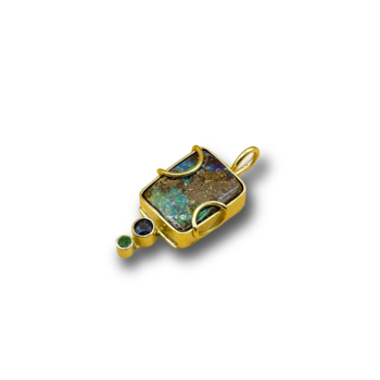Opal sapphire emerald