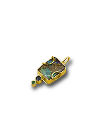 Opal sapphire emerald