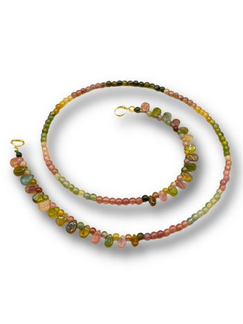 Teardrop Tourmaline chain