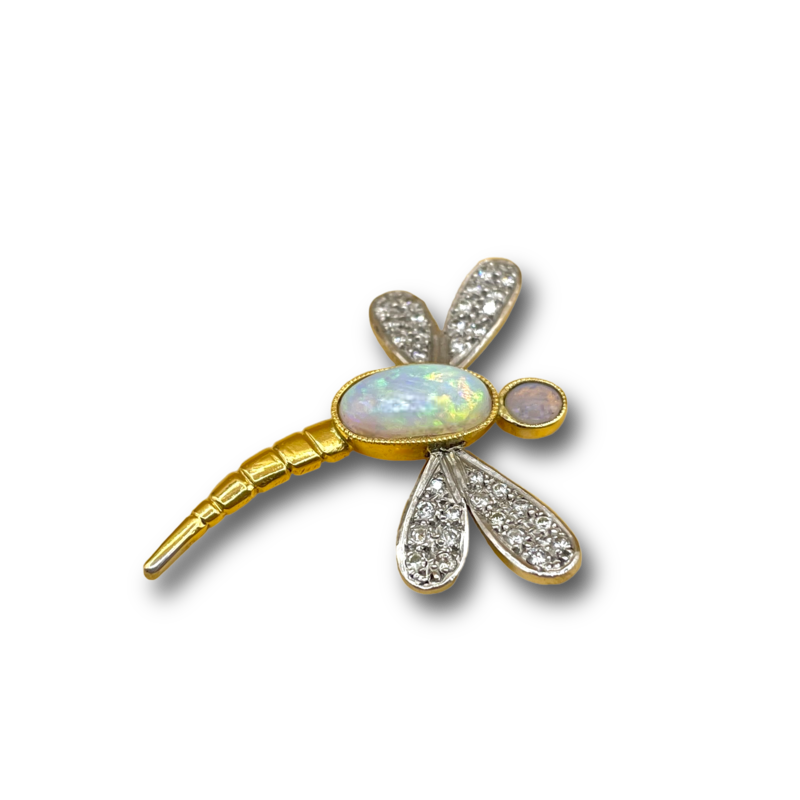 Opaal diamant Libelle