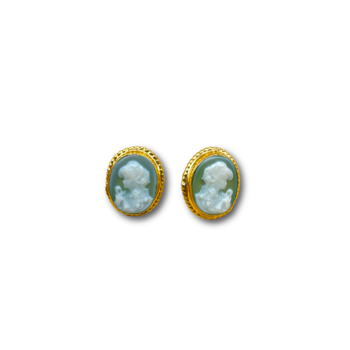 Cameo earrings