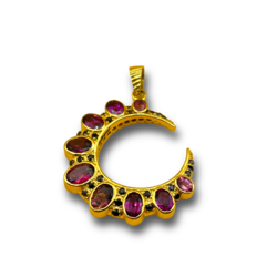 Tourmaline Crescent Moon Medium