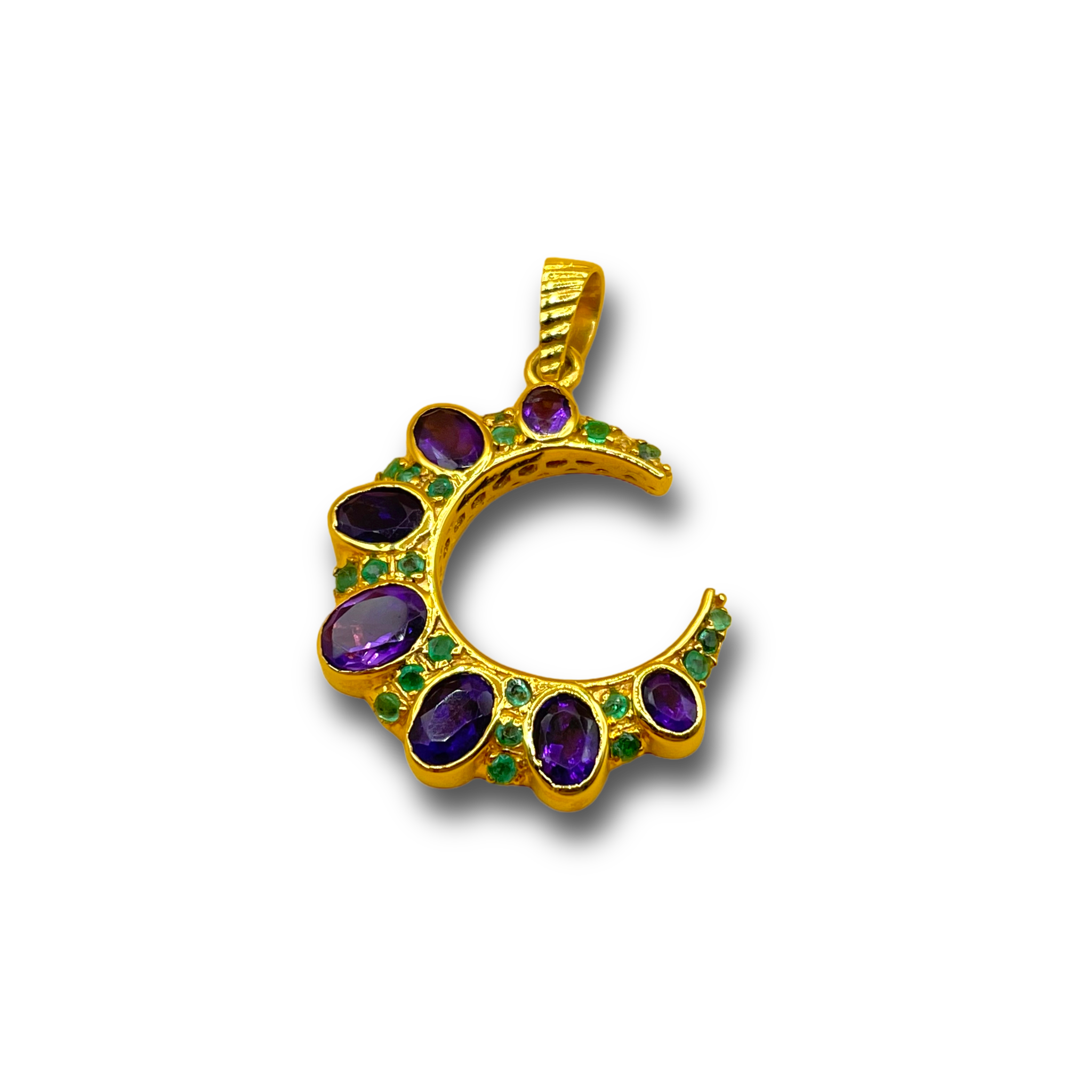 Crescent Moon Amethist Small