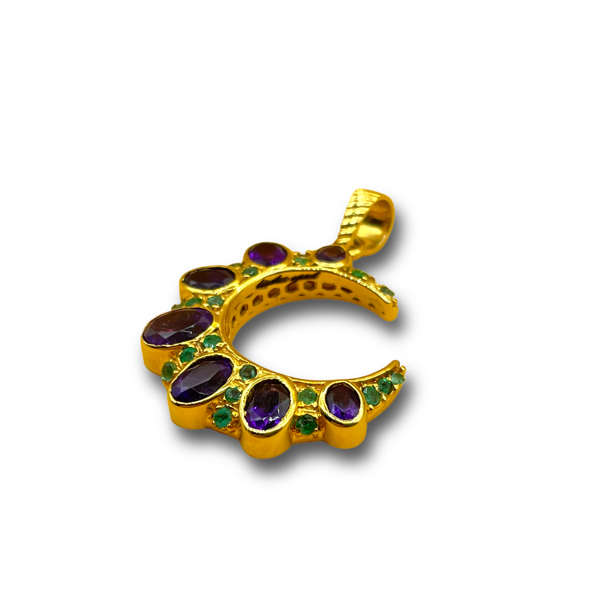 Crescent Moon Amethist Small