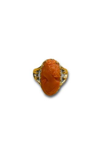 Coral cameo
