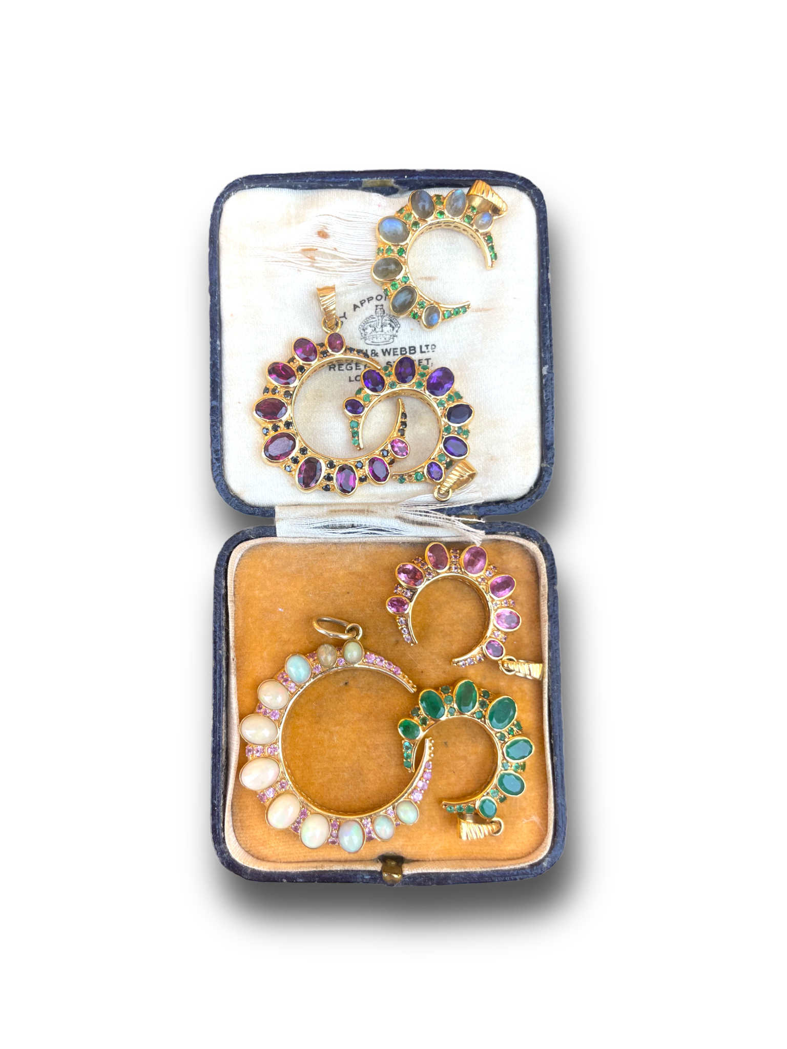 Crescent Moon Amethist Small