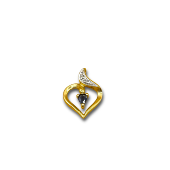 Sapphire Diamond heart