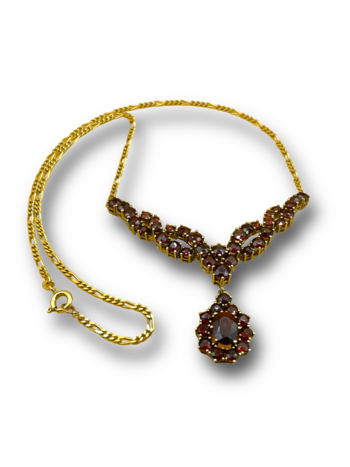 Garnet necklace