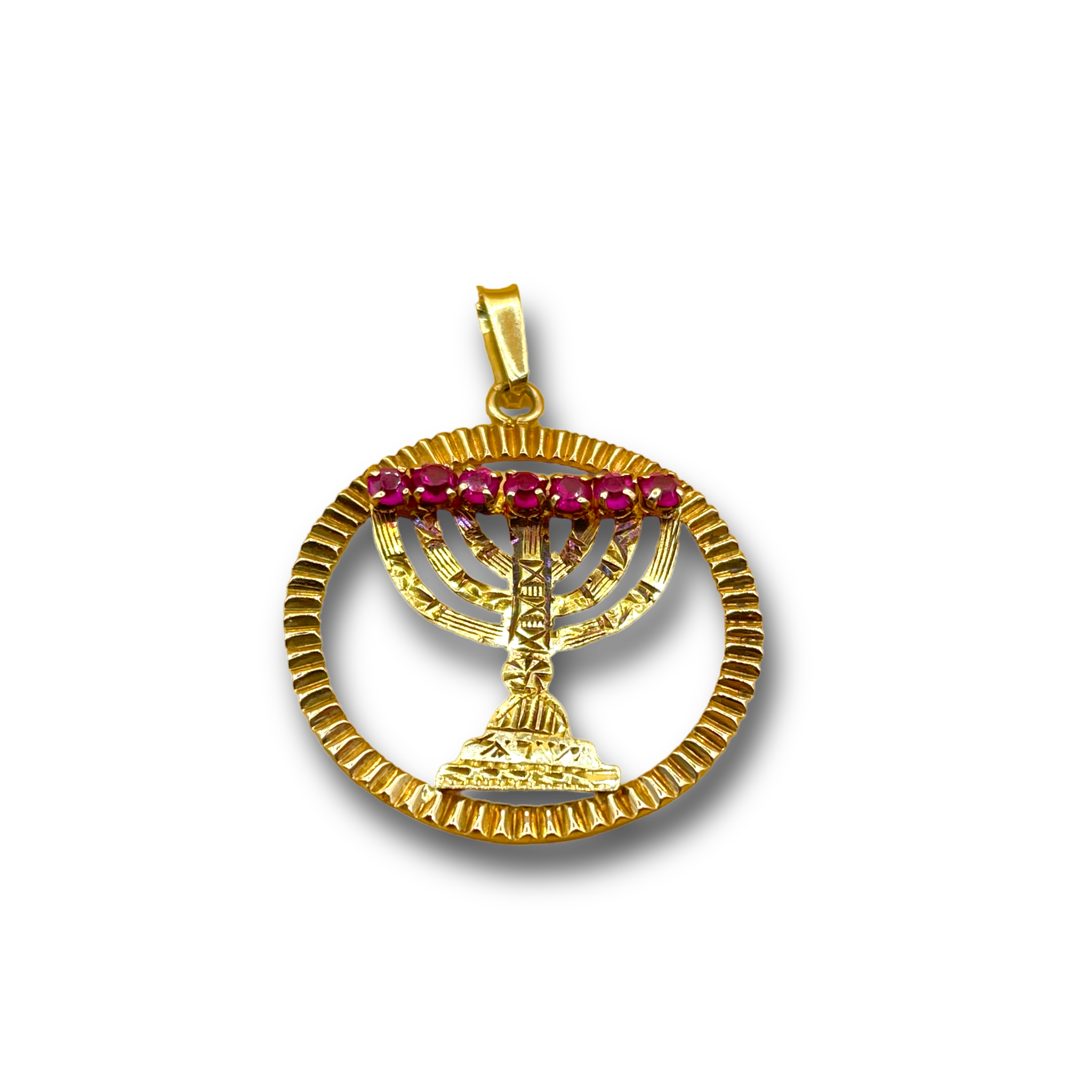 Chanoucka candle Ruby