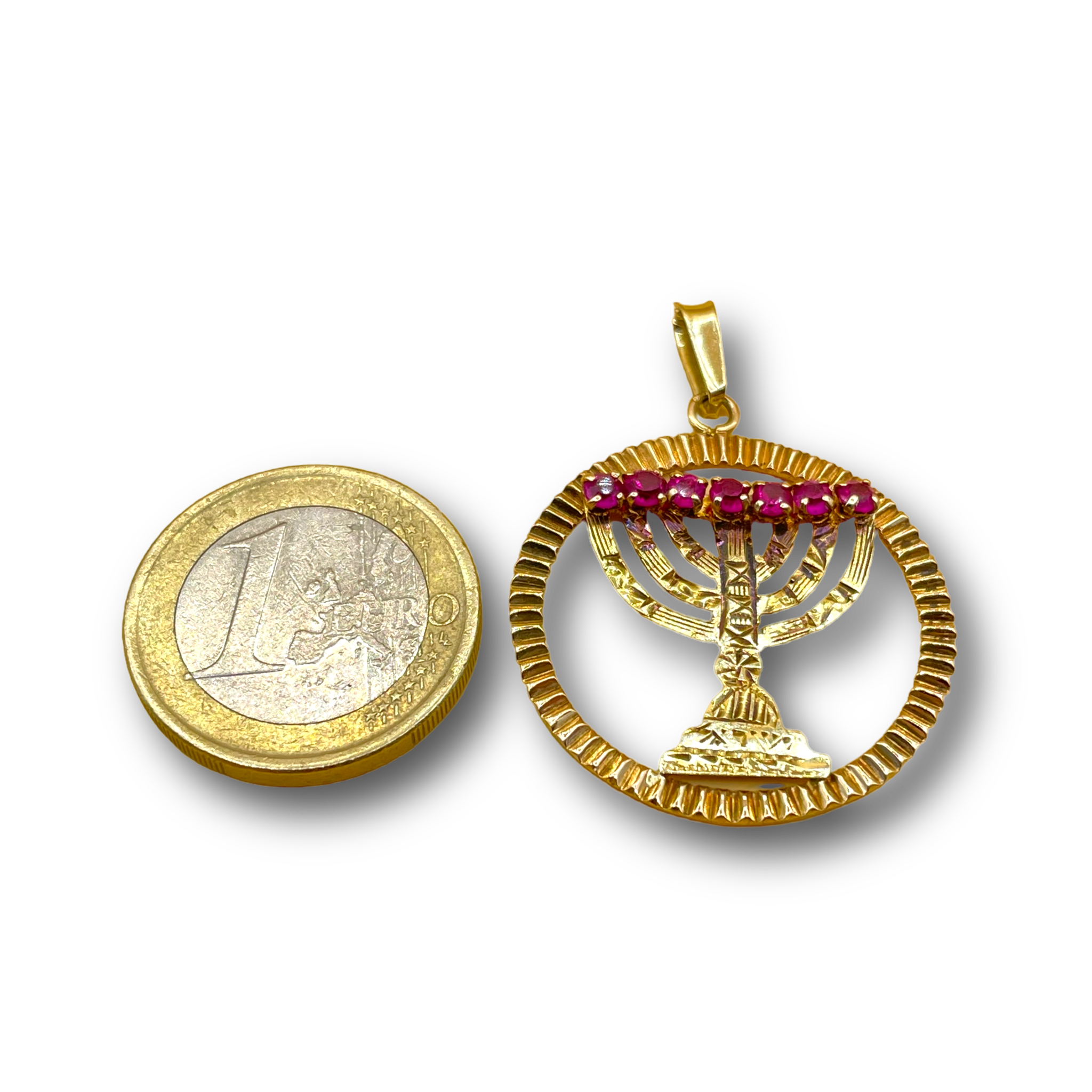 Chanoucka candle Ruby