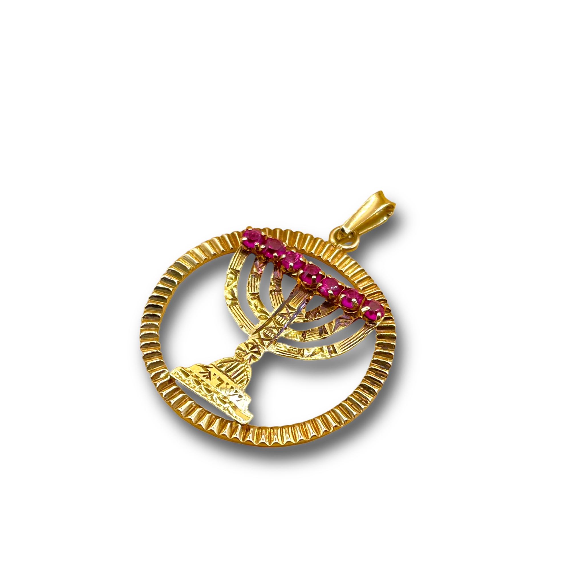 Chanoucka candle Ruby