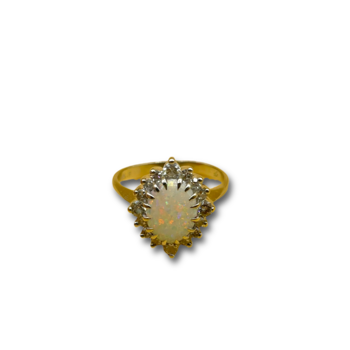 Opaal  .24ct Diamond