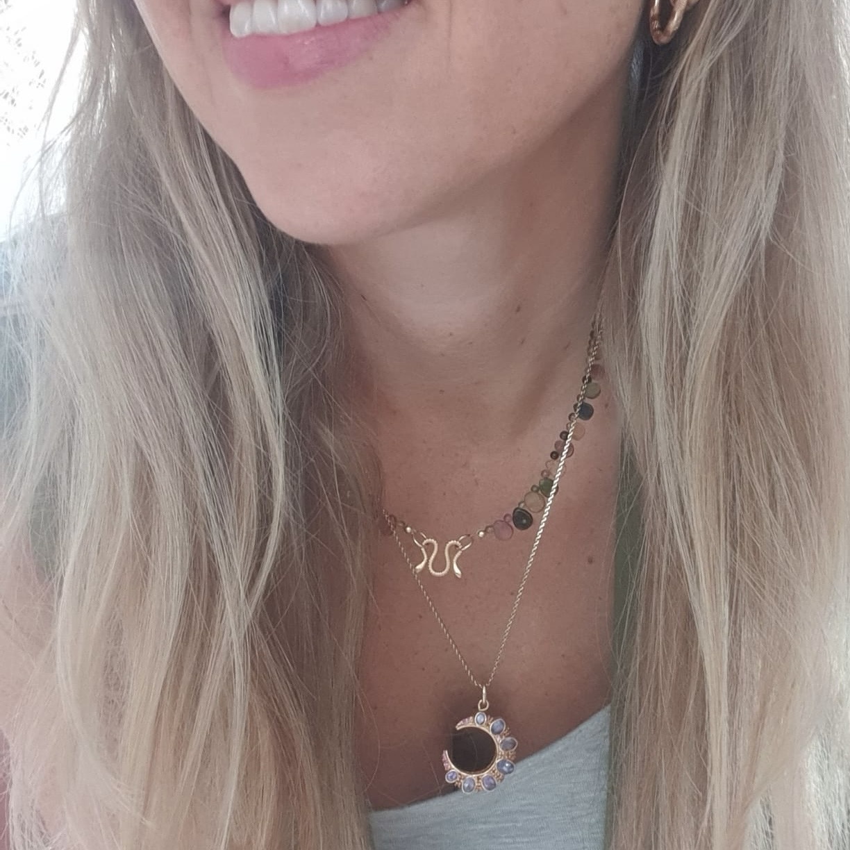 Crescent Moon Tanzanite