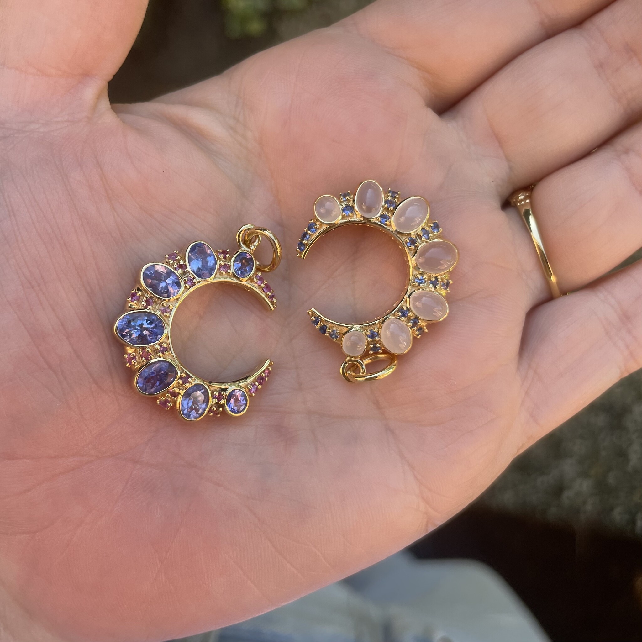 Crescent Moon Tanzanite