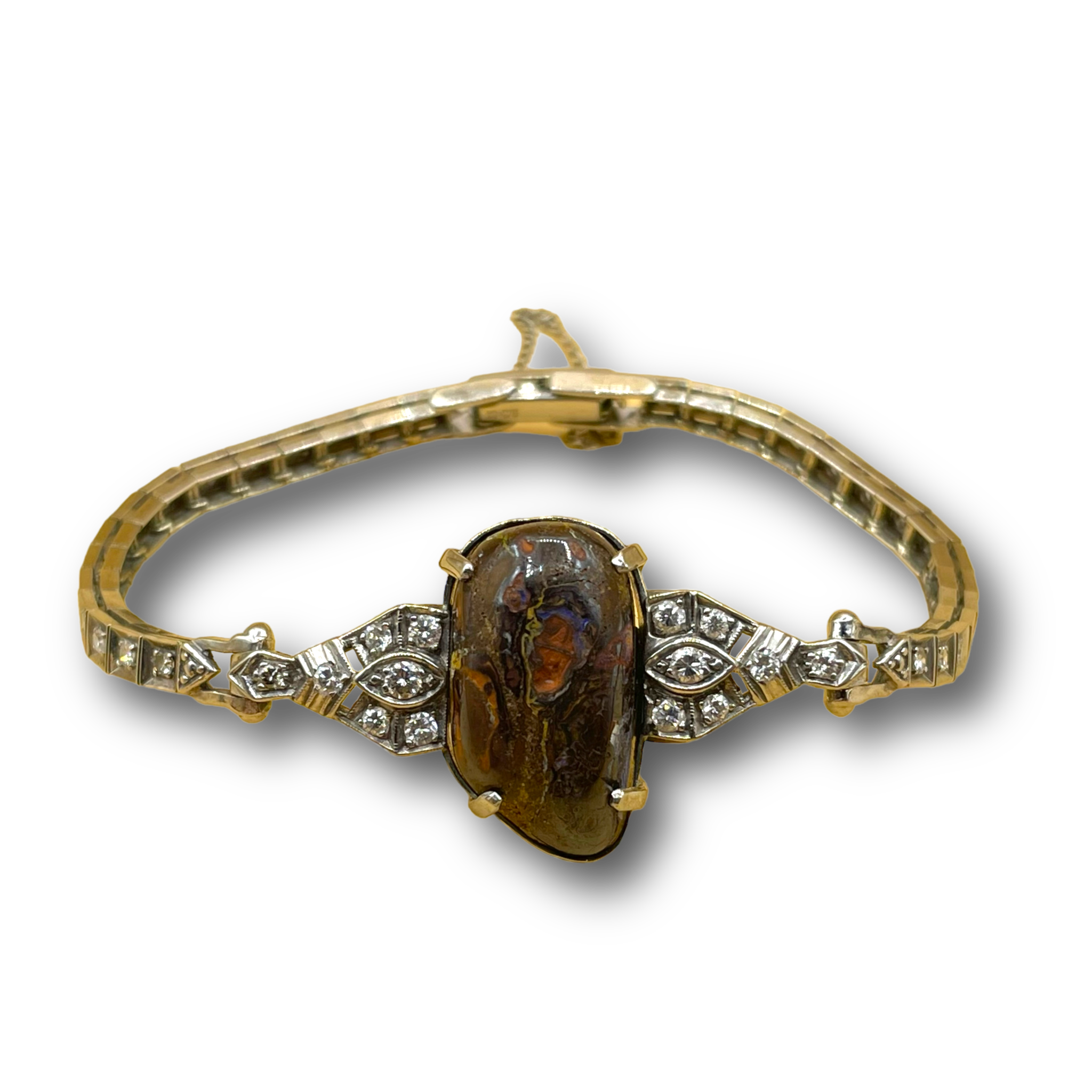 Opaal diamant Armband