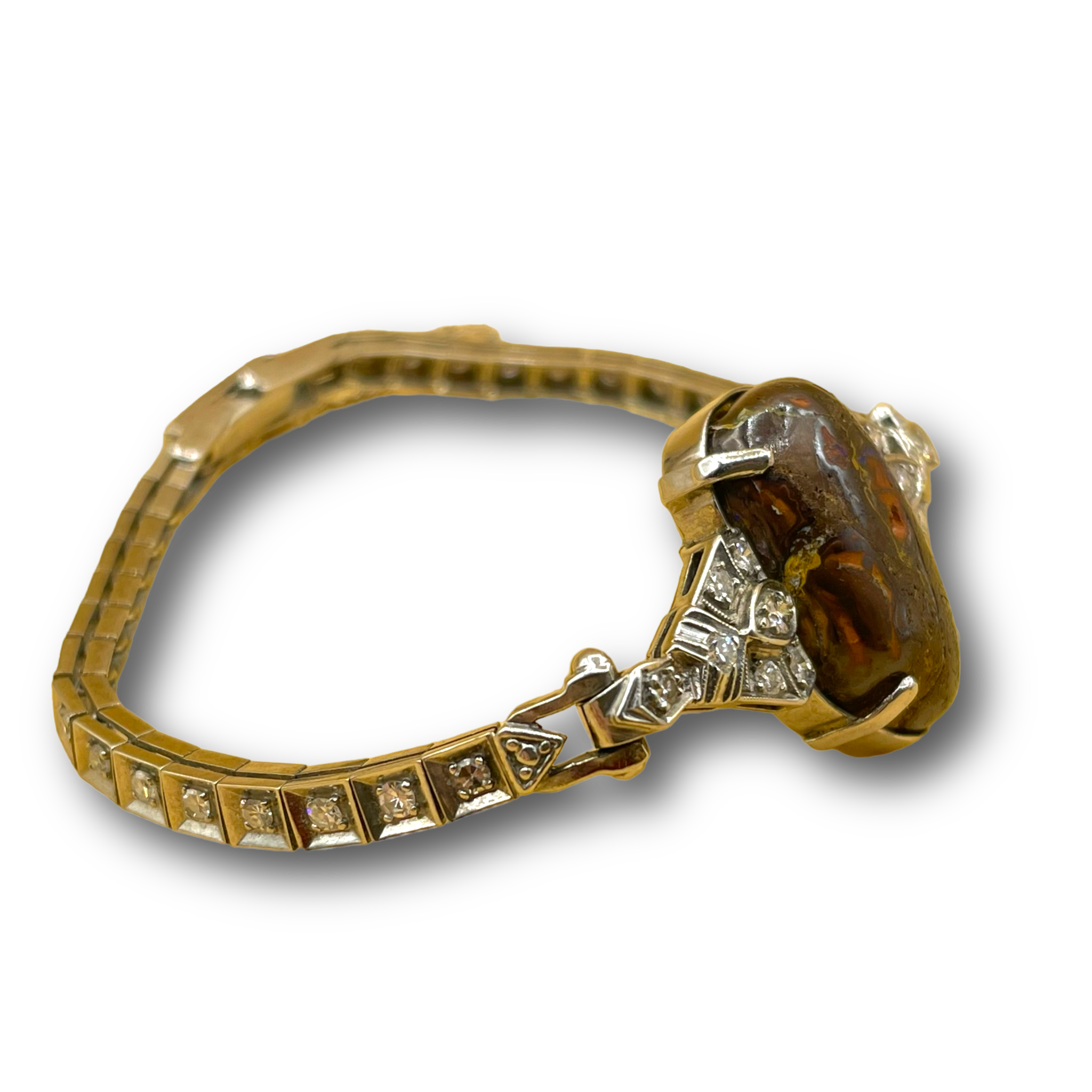 Opaal diamant Armband