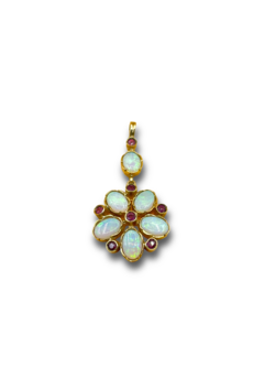 Opal ruby flower