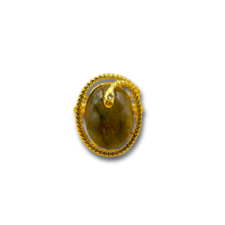 Labradorite serpent ring