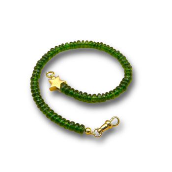 Diopside star bracelet