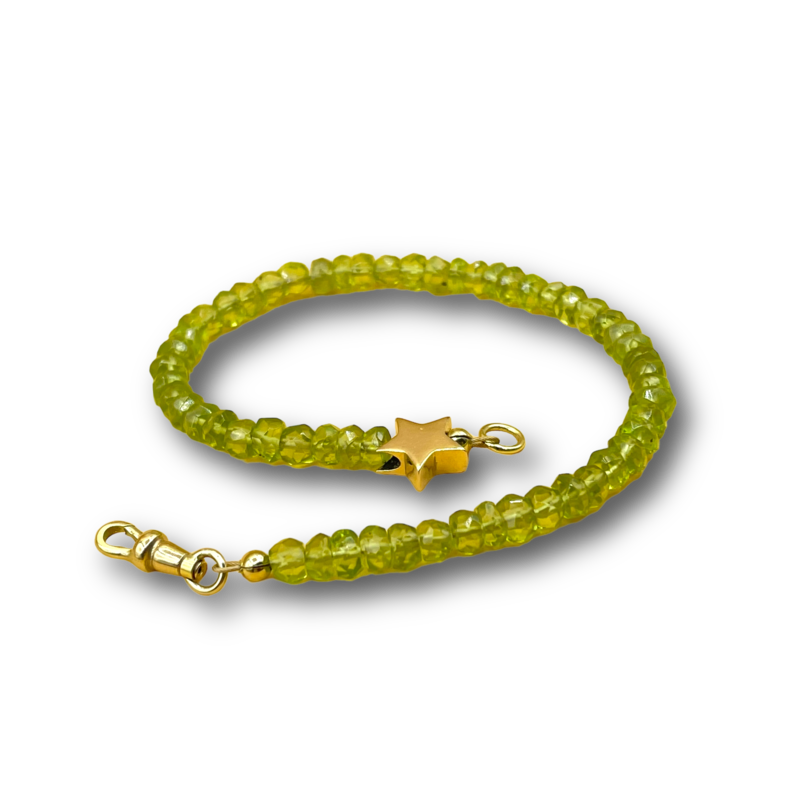 Peridot ster armband