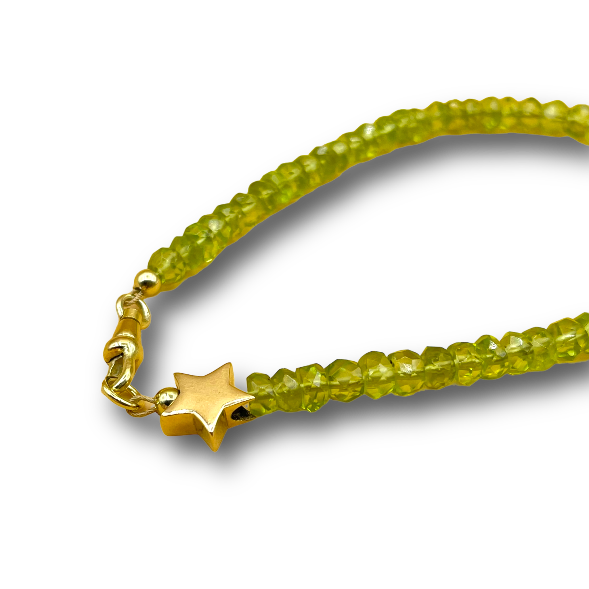 Peridot ster armband