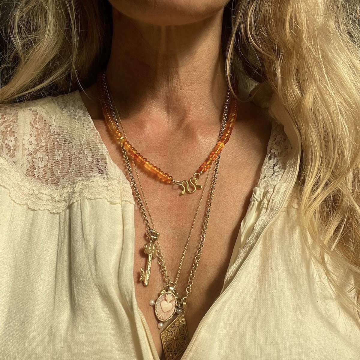 Barnsteen  ketting