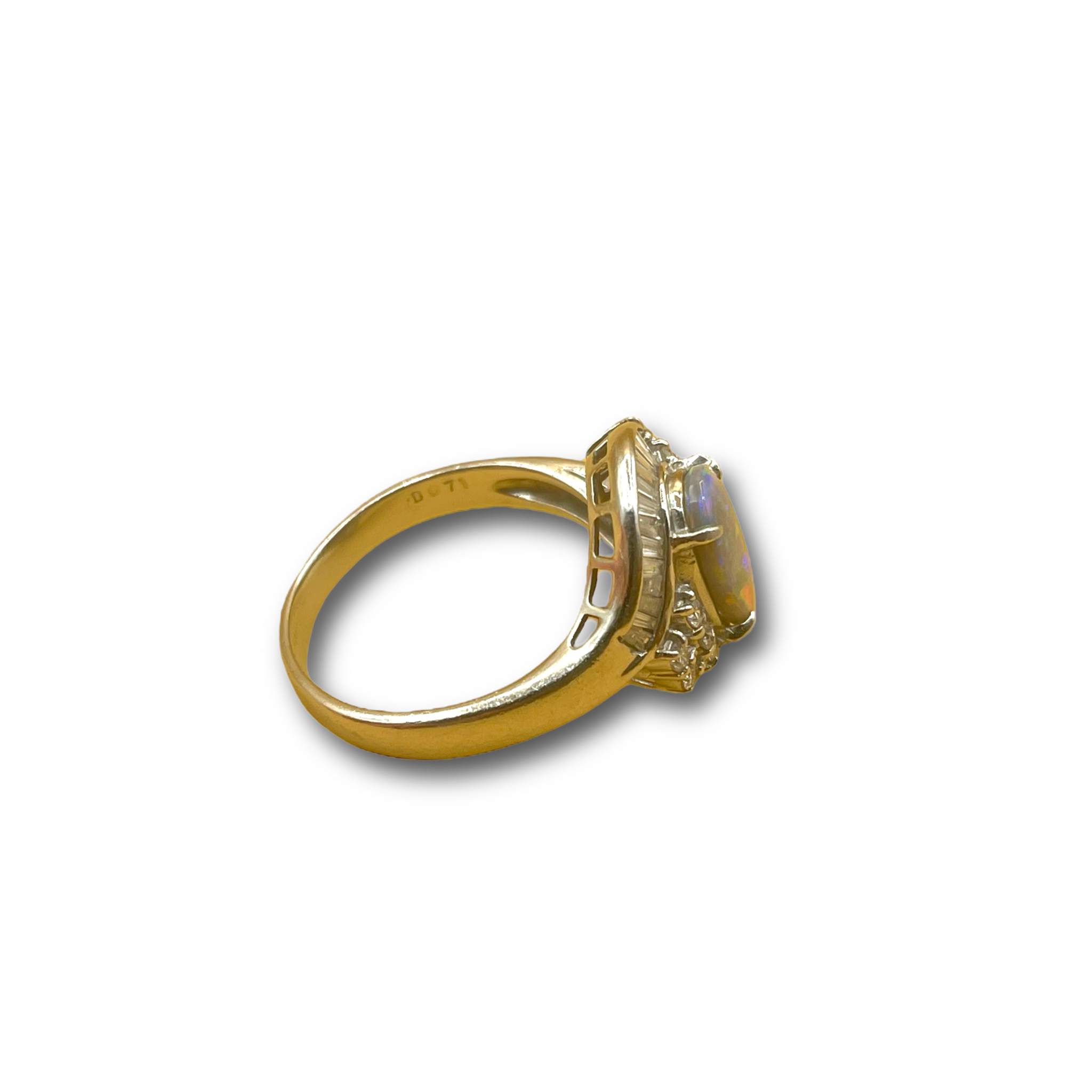 Zwarte opaal diamant