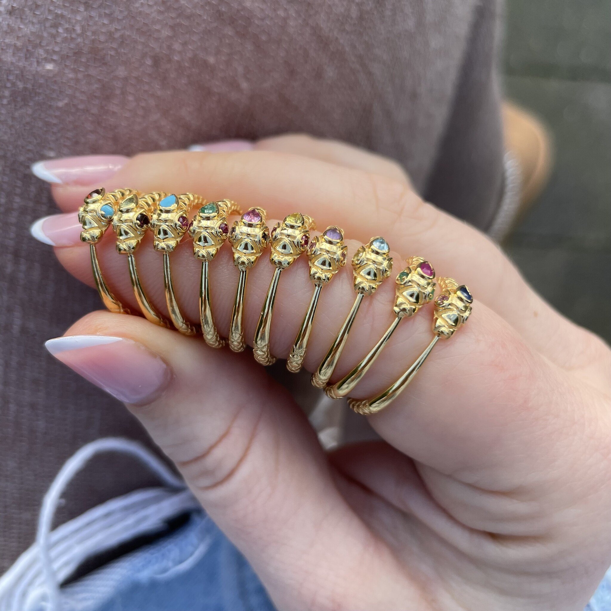 Serpent  smaragd robijn