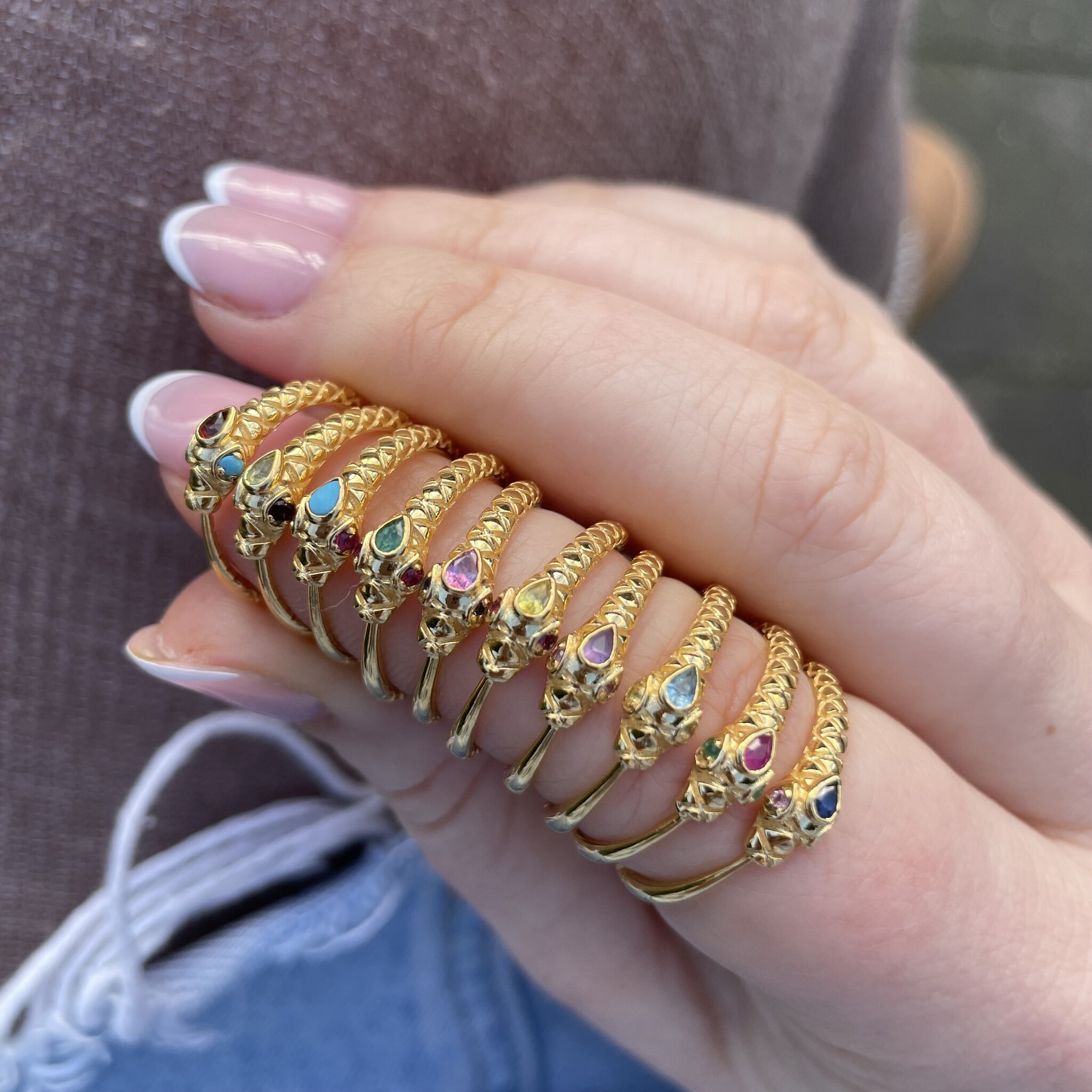 Serpent turquoise  robijn