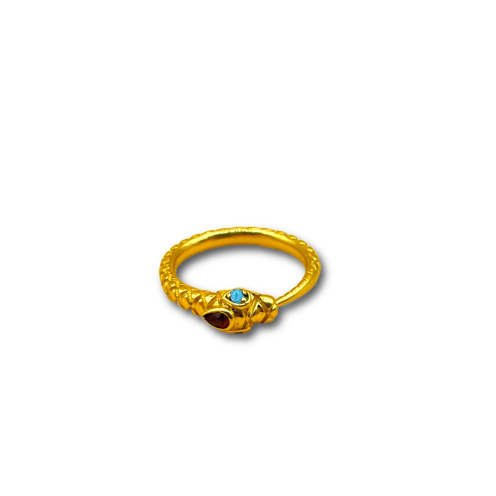 Serpent granaat turquoise