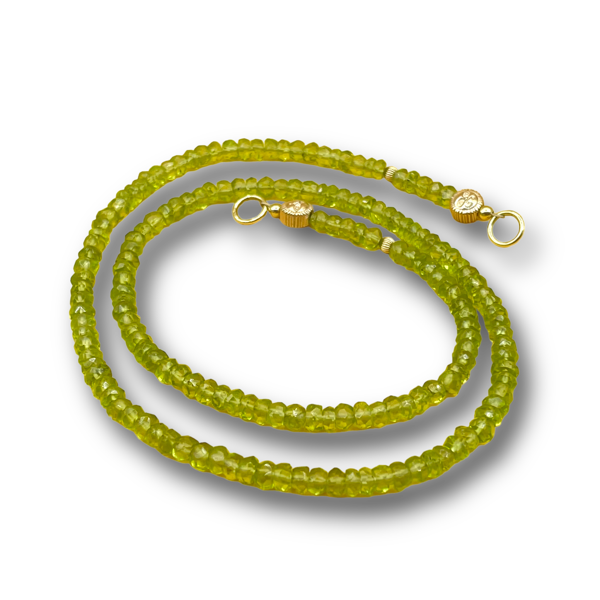 Peridot zon ketting