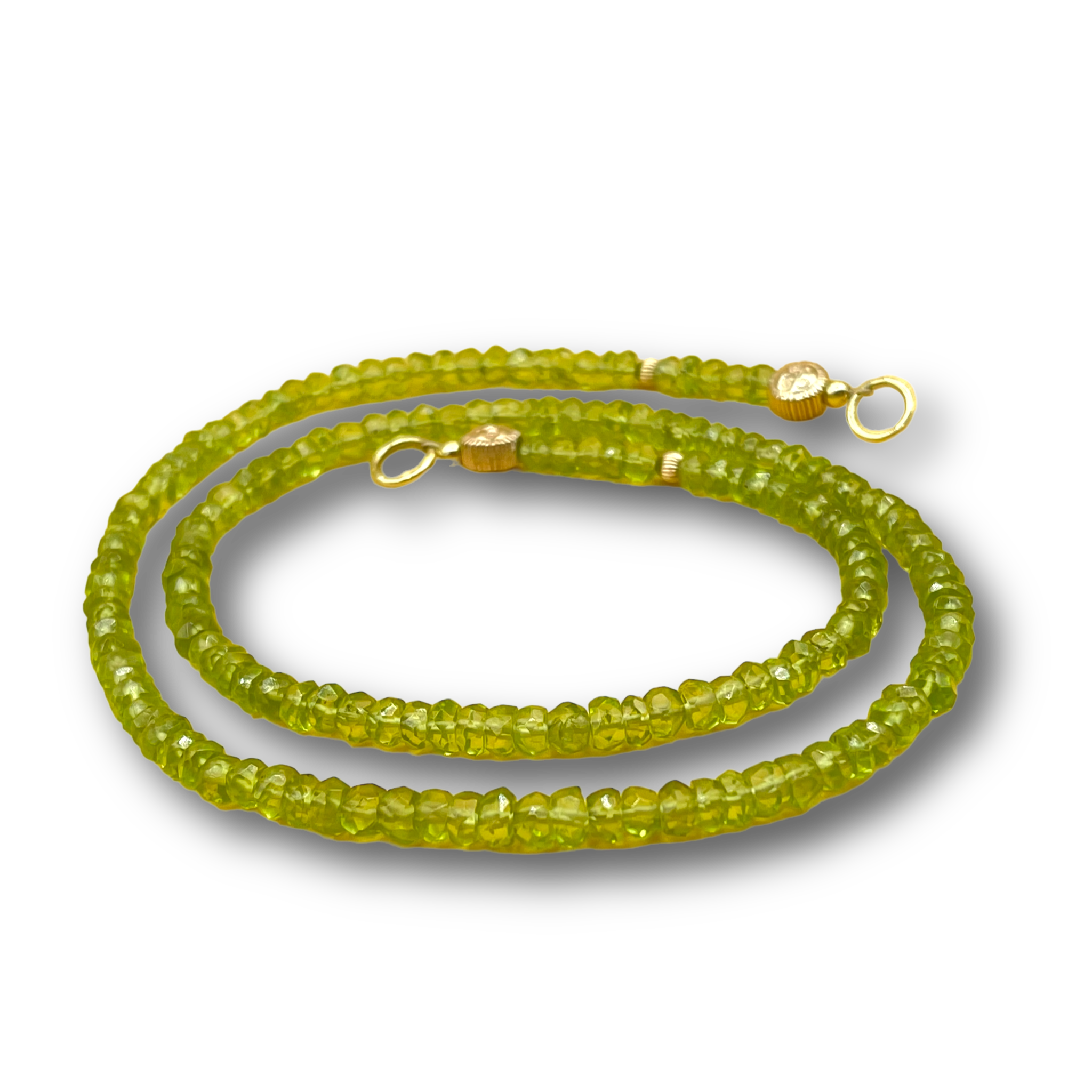 Peridot zon ketting
