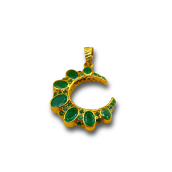 Crescent Moon Emerald