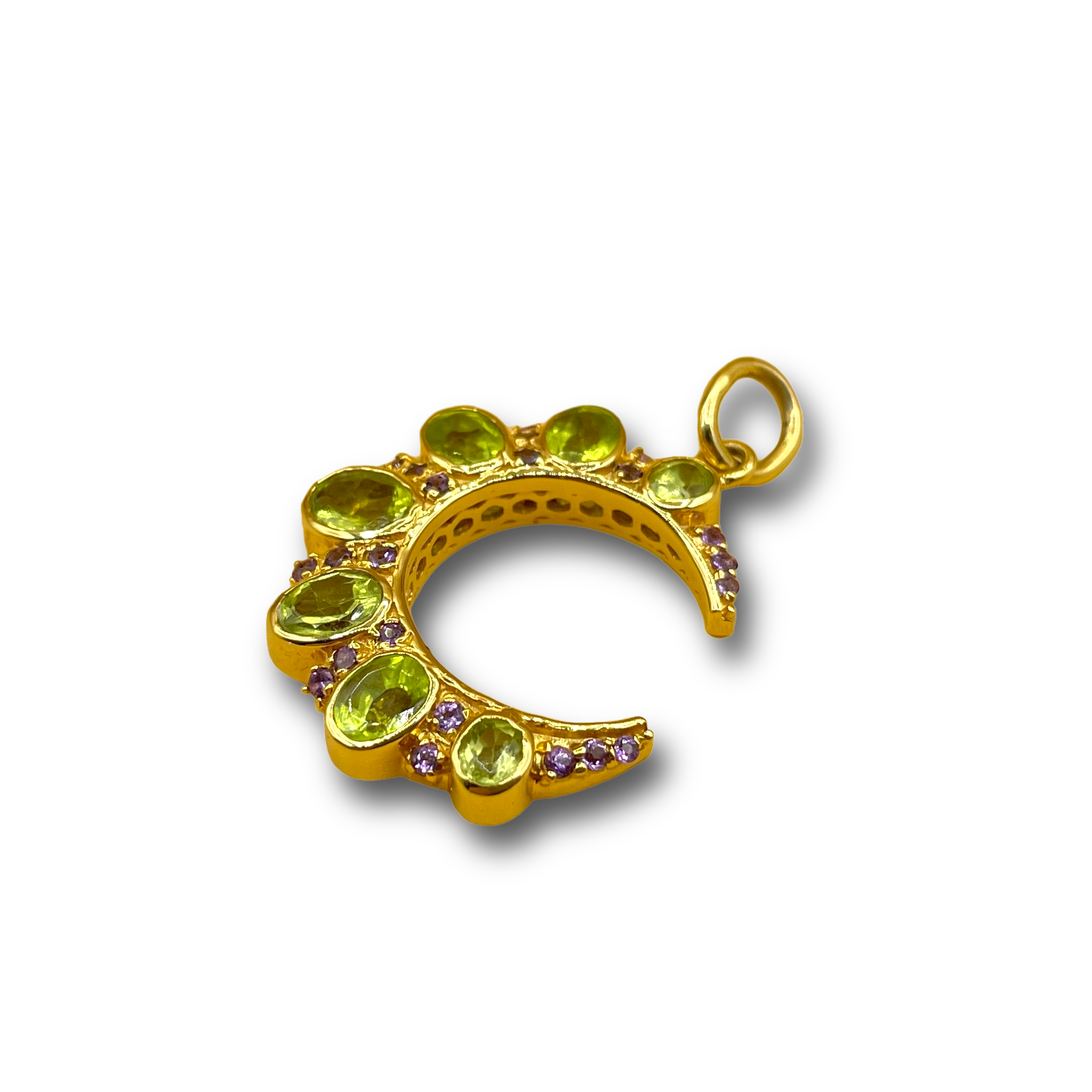 Maan peridot amethyst