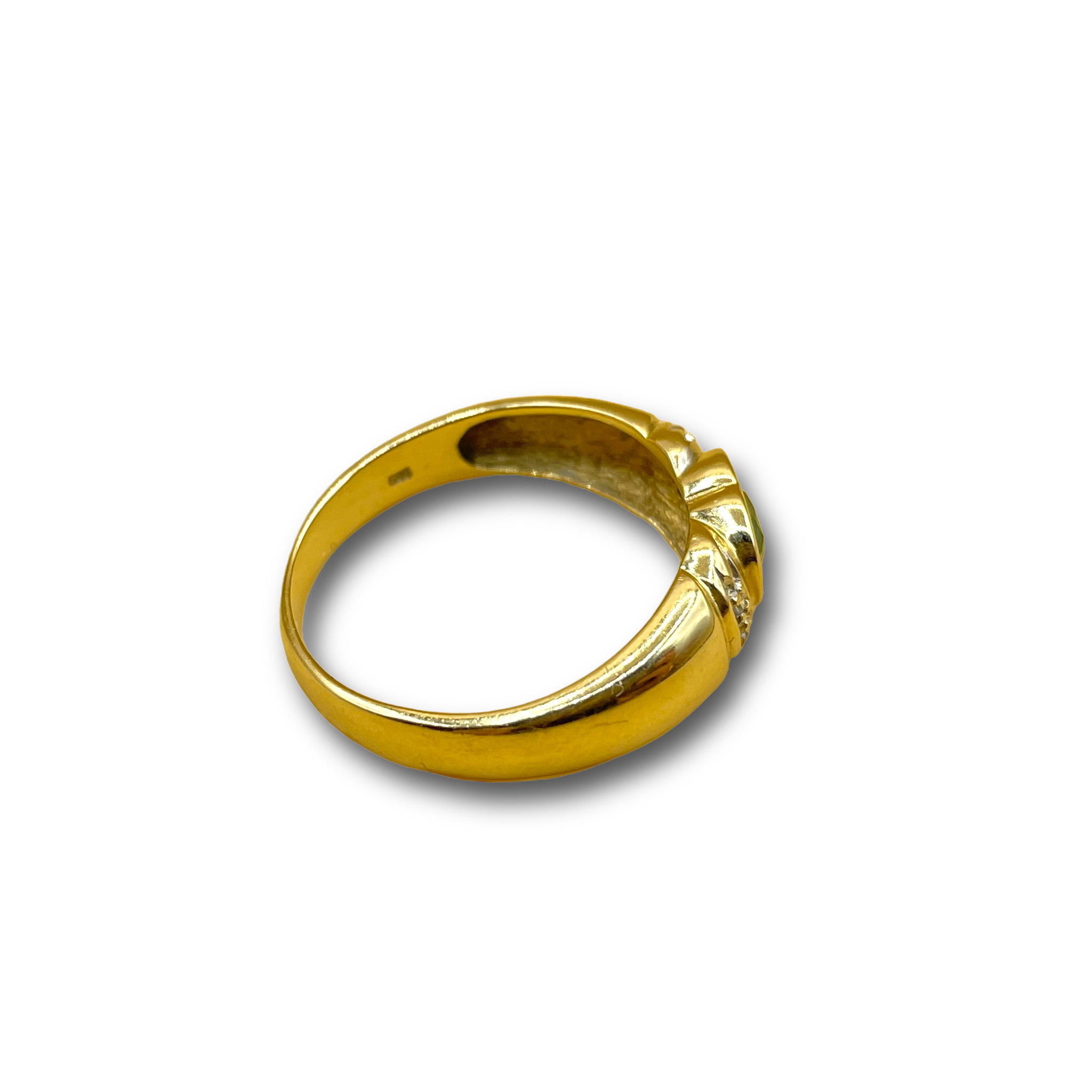 Smaragd diamant hart