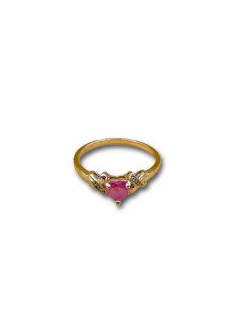 Sapphire heart diamond
