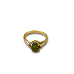 Ammolite fossil blue diamond