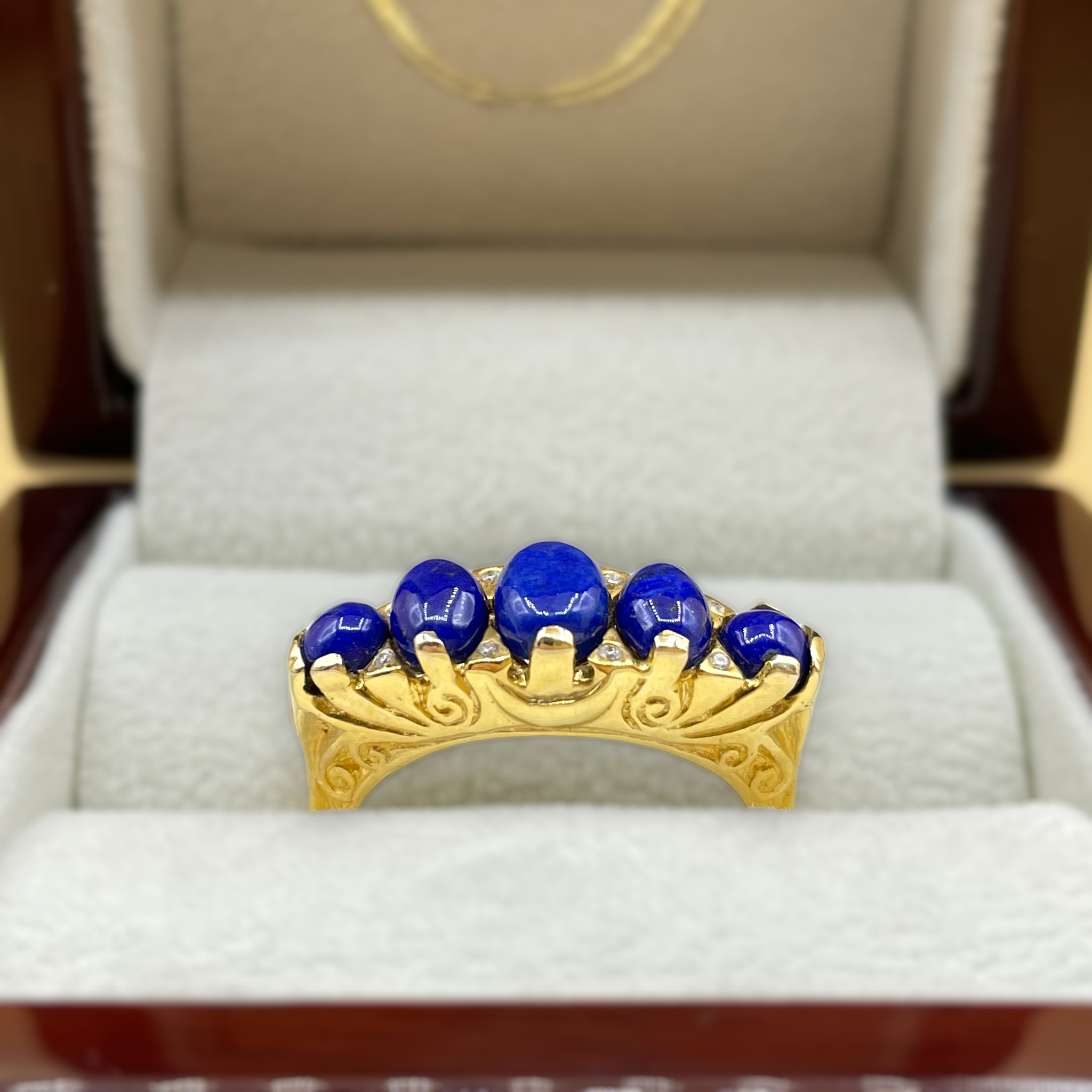 Day and night Lapiz Lazuli