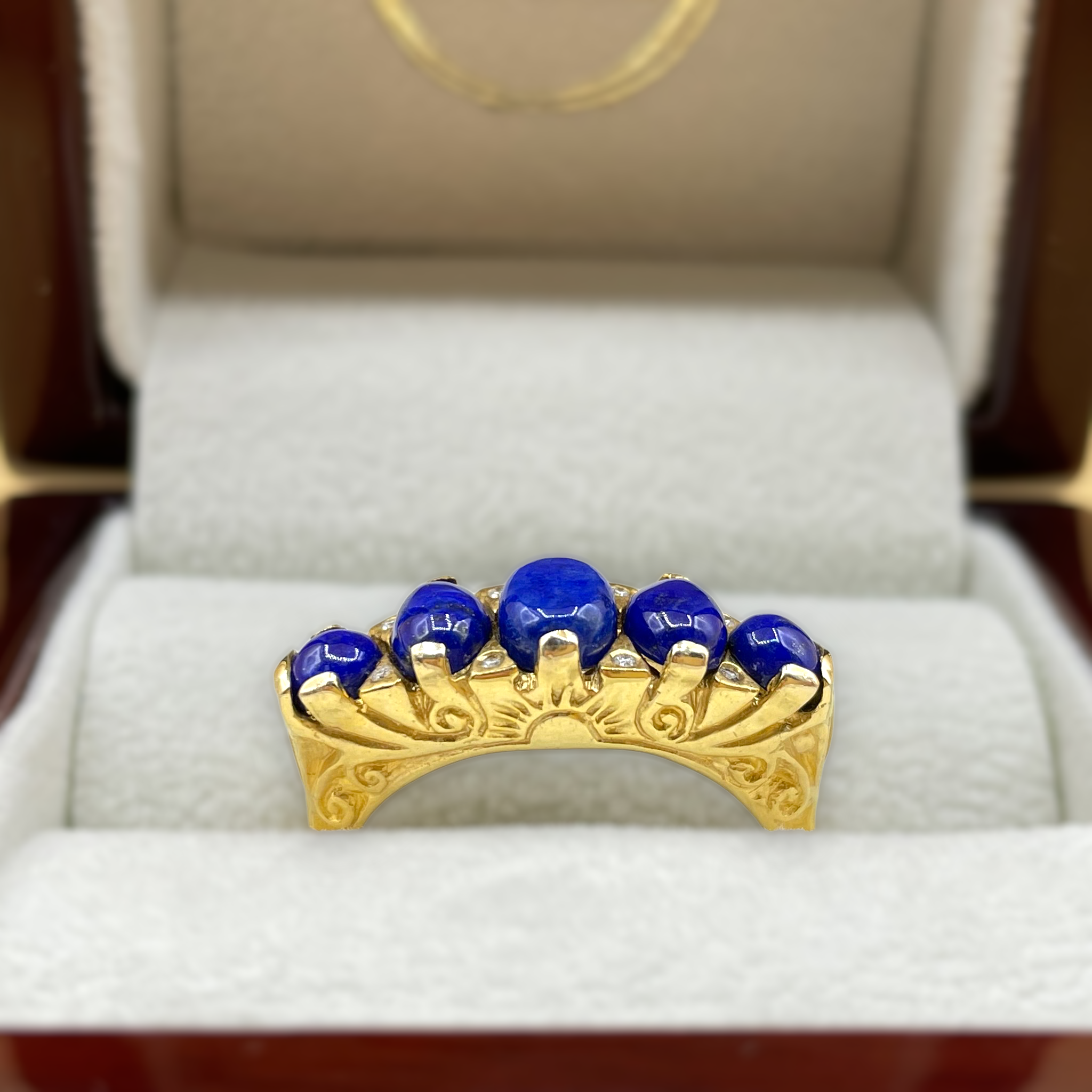 Day and night Lapiz Lazuli