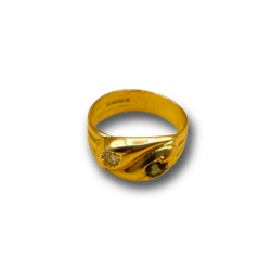 Snake diamond sapphire