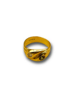 Snake diamond sapphire