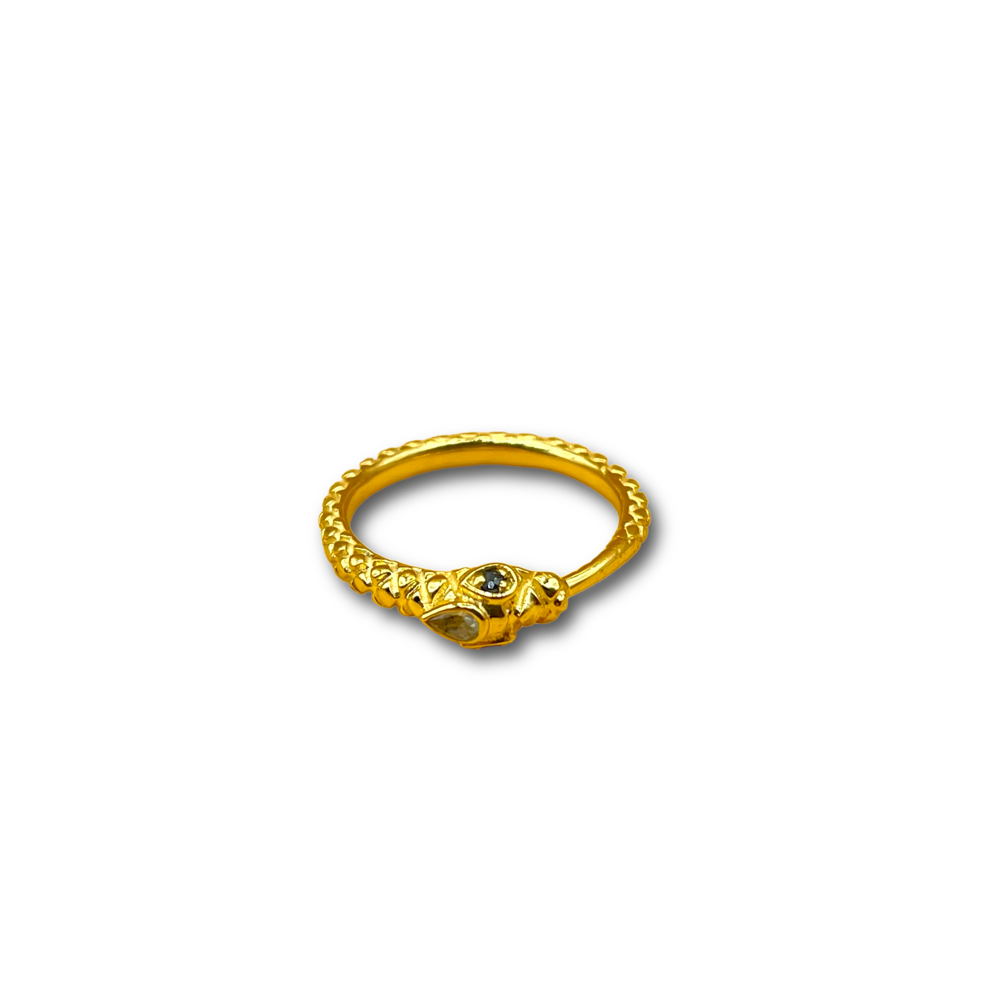 Serpent aquamarijn saffier